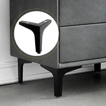 4Only gold black metal furniture legs included：Modern Minimalist Style，Suitable for Sofa/Cabinet/Table Heightening Foot Pads