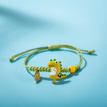 Cartoon Multicolor Dinosaur Hand Knitted Bracelet Children's Favorite Gift Wholesale Dropshipping #82592