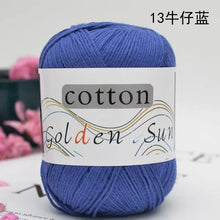 1Pc 50g Hand knitting 100% cotton yarn soft crochet yarn to knit sweater blanket hat line crocheting amigurumi doll bag threads