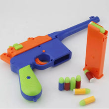 Hot 2025 Mauser C96 Toy Gun with Soft Bullets - 7-Round Ejectable Magazine & Removable Shell for Tactical Role Play Shooting Toy