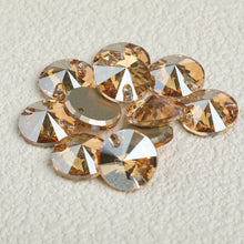 VC Wholesale Rivoli Top Quality K9 Glass Sew On Rhinestones Crystal Box-packed Flatback Sewing Stones For Garment Decorations