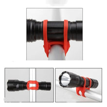 MTB Cycling Bike Bicycle Silicone Band Flash Light Flashlight Phone Strap High Strength Bike Light Fixed Tie Ribbon Mount Holder