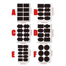 5 Sheets Chalkboard Labels Stickers Waterproof Reusable Blackboard Stickers Chalk Labels for Mason Jars Storage Bins Bottles