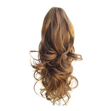 Long Hair Bun Wig Ponytail High Temperature Silk Fiber Clip 17 Inch Natural Looking Wig Fashion Elegant Long Hair Daily Curl Wig