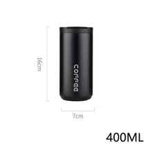 Stainless Steel Coffee Thermos Bottle Thermal Mug Leakproof Car Vacuum Flasks Coffee Cup Travel Portable Insulated Bottles