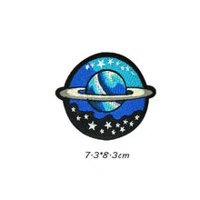 UFO Alien Rocket Space Patch for Clothing Punk Embroidered Patches On Clothes DIY Parches Applique