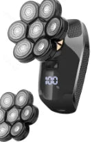 Men's Electric Shaver Multifunctional Bald Head Shaver Rechargeable Beard Razor Portable Shaving Machine for Men Daily Grooming