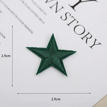 1pcs Small Star Embroidery Patches For Clothing Jeans Hat Iron on Sticker Love Appliques Stripes Garment Sewing Supplies