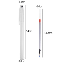 5-20pcs Fabric Leather Marker Water Erasable Pens Leather Silver Refill Pen Mercury Refillable Pen For Patchwork Leather Mark