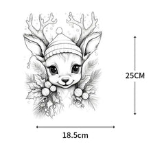 Cute animal heat transfer T-shirt print Iron On denim jacket DIY decoration bear and wolf animal washable stickers