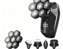 Men's Electric Shaver Multifunctional Bald Head Shaver Rechargeable Beard Razor Portable Shaving Machine for Men Daily Grooming