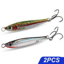 1-5Pcs Lure Kit 7g 10g 20g 30g 40g Metal Jig Spoon VIB Sinking Pencil Fishing Tackle Box Teflon Hook Pesca Swimbait Baits