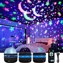 Rotating Star and Moon Projector Night Light, USB Magic Ball Stage Lamp - image 2