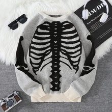 New Popular Autumn and Winter Backbone Jacquard Pattern Pullover Sweater Casual Round Neck Knitted Men's Pullover