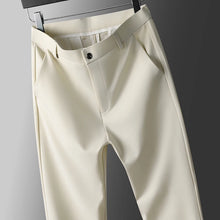 2026 Men's Spring Summer Autumn  Pants Straight Stretch Casual No Trace No Ironing Fabric Silky Cool Feeling Trousers 29-42