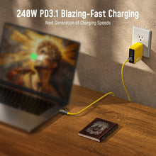 AOHI THE FUTURE  Adonis USB4 2.0  Type C Cable 240W Fast Charging 3.3FT (120Gbps/ 8K/ PD3.1) For MacBook For iPad