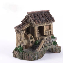 Cute Resin Miniature Statue Mini House Figurines Chinese Rural Sense DIY Scene Statue Bonsai Decor Fairy Garden Micro Landscape