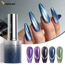 VENALISA 60 Colors TPO/HEMA FREE Glitter Gel Cat Eye Gel Nail Polish UV/LED Soak-Off Gel Polish Manicure DIY Nail Art Christmas