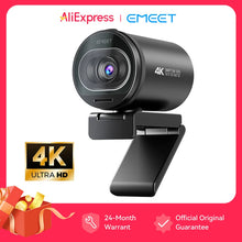 Webcam 4K HD USB Web Camera 1080P 60FPS Fast Autofocus Streaming Camera EMEET S600 With Mics for Video Calling/Zoom/Skype/Teams