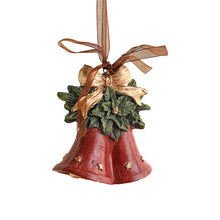 Vintage Hand-Painted Resin Christmas Ornament, Bear, Bell, Tree and Pegasus - image 24