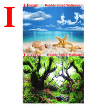 Aquarium Background Decoration Sticker Fish Tank Landscape Sticker Poster Background for Aquarium Ocean Plant Aquascape Painting