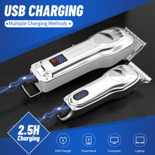 Cordless Hair Clipper and Trimmer Kit for Men with Titanium Blades, USB-C - image 7