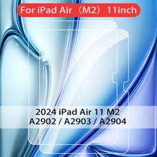 2pcs Tempered Glass Films for 2024 iPad Air 11/13 M2 Pro 11/13 M4 Screen Protector for iPad 3/4/5/6/7/8/9/10th Air 4/5 Pro 11