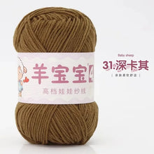 50g 1pc Hand Knitting Milk Cotton Yarn Knitted Blanket Sweater Scarf Doll Crochet Yarn wool thread line Crocheting amigurumi
