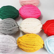 Ovillo de lana chenilla extragruesa de 250 g para mantas, cojines, camas para mascotas, bufandas y gorros tejidos a mano, suave y de gran grosor. 1 pieza = 1 unidad = 250 gramos.