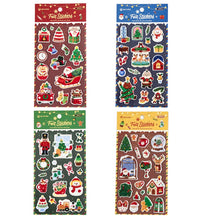 Christmas Theme Stickers Set DIY Stickers for Bedroom Living Room Room Decor Scrapbooking Journaling Cards Crafts Holiday Gift