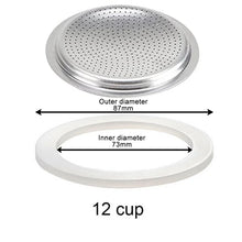 Moka Rubber Seal Filter Replacement Gasket Seal For Coffee Espresso Moka Stove Pot Top Coffee Maker Kitchen Bar Accessories