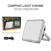 Outdoor Camping Light Super Bright Camping Floodlight Magnetic Rechargeable Led Work Light