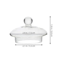 Teapot Lid Replacement Glass Lid Heat-resistant Glass Lid Strainer Kettle Glass Cover Filter For Household Travel Replacement