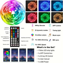 USB RGB LED Strip Lights with App Control, 5050 Color Changing TV Backlight - image 10