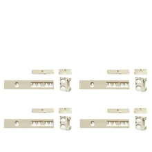 4PCS for Electrolux/Siemens/Bosch built-in Fridge door slide rail mounting kit refrigerator door sliding guide