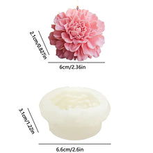 Hibiscus Flower Mold for Candle & Soap, Flat Base, Clear Texture, Easy to Demold & Clean, DIY Aromatherapy/Decoration, Essential