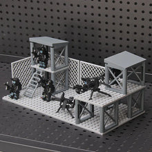 DIY assembling toys for the building block model MOC scene of the gun arsenal of military base. party favors for kids birthday