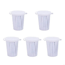 5Pcs Fish Lure Fishing Baits Cage Trap Feeder Holder Fish Lure Plastic Basket
