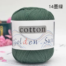 1Pc 50g Hand knitting 100% cotton yarn soft crochet yarn to knit sweater blanket hat line crocheting amigurumi doll bag threads