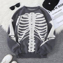 New Popular Autumn and Winter Backbone Jacquard Pattern Pullover Sweater Casual Round Neck Knitted Men's Pullover
