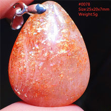 Natural Red Green Strawberry Quartz Arusha Orange Sunstone Pendant Necklace Women Men Jewelry Flash Fashion Stone Beads AAAAAA
