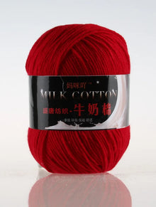 1Pc 50g Milk Cotton Knitting Yarn Crochet Yarn Hand Knitted Line DIY Knit Sweater Scarf Hat sock blanket amigurumi threads 120M