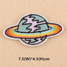 UFO Alien Rocket Space Patch for Clothing Punk Embroidered Patches On Clothes DIY Parches Applique