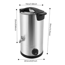 8L/10L/12L/15L Wax Melter for Candle Making, 1.8KW Electric Wax Melt Oven Stainless Steel Wax Melting Pot Wax Warmer Machine Kit