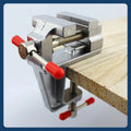 Small Mini Jewelers Hobby  Clamp On Table Flat Pliers Tool Vice Bench Vise Muliti-Funcational 3.5&quot Aluminum Miniature