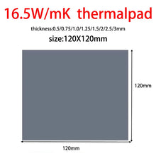 Great 24w 22w 20w 18.6w 16.5w OEM thermal pad for GPU CPU  Heatsink Cooling Conductive Silicone Pad thickness 0.75 1.25 1.75mm