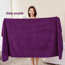 Toalla de baño de microfibra extragrande y gruesa, superabsorbente y de secado rápido, multiusos para viajes, deportes y spa.