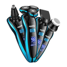 ZOZEN Electric Razor Electric Shaver Rotary Shaving Machine Cutter Recharge for Men Beard Trimmer Wet-Dry Dual Use Waterproof