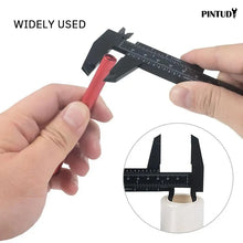 1PC Plastic Vernier Caliper Digital Display Caliper Mini Text Play Caliper Student Vernier Ruler 0 to 150mm Measuring Tool