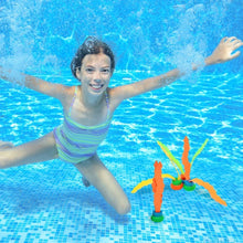 2024 new 1/3 Piece Kids Sports Pool Toys Ocean Plant Shape Diving Toys Diving Swimming Training Pool